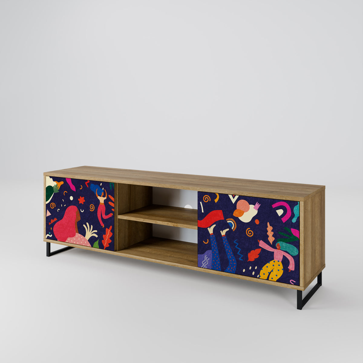 FESTIVE PLEASURES 2-Door TV Cabinet