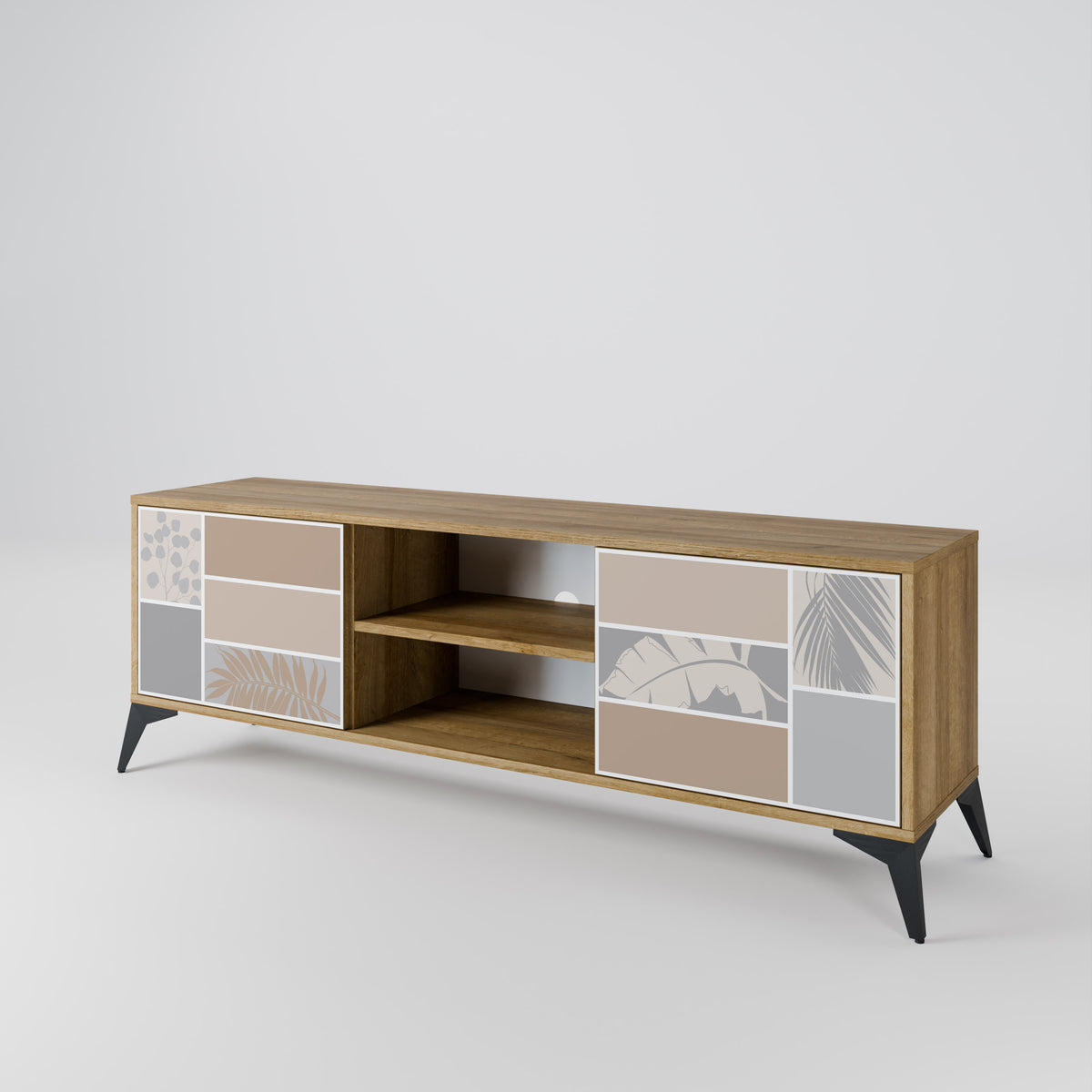 TROPICAL SHAPES 2-Door TV Cabinet