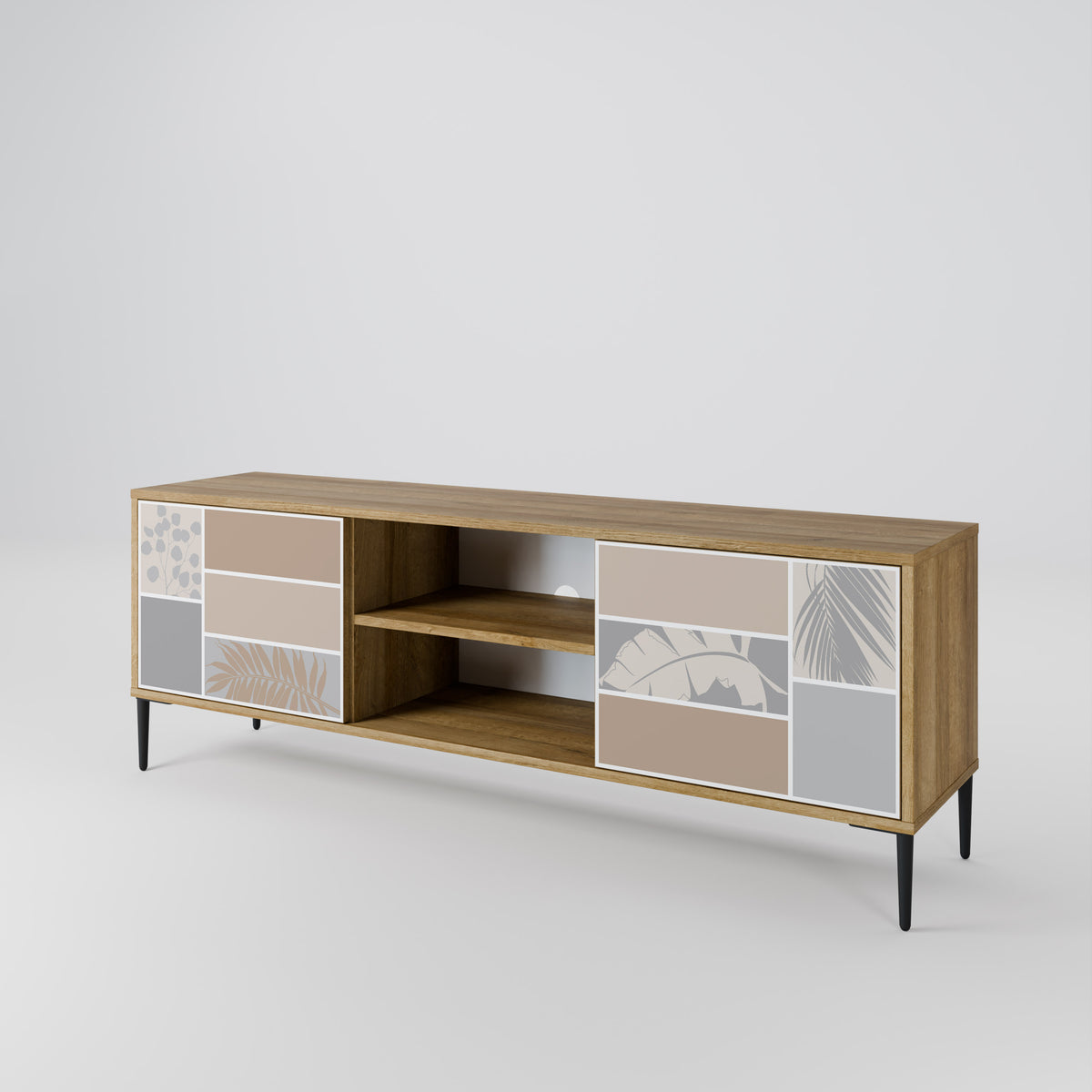 TROPICAL SHAPES 2-Door TV Cabinet