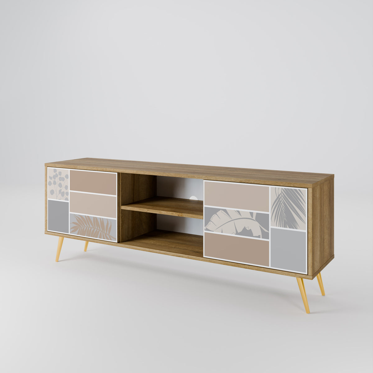 TROPICAL SHAPES 2-Door TV Cabinet
