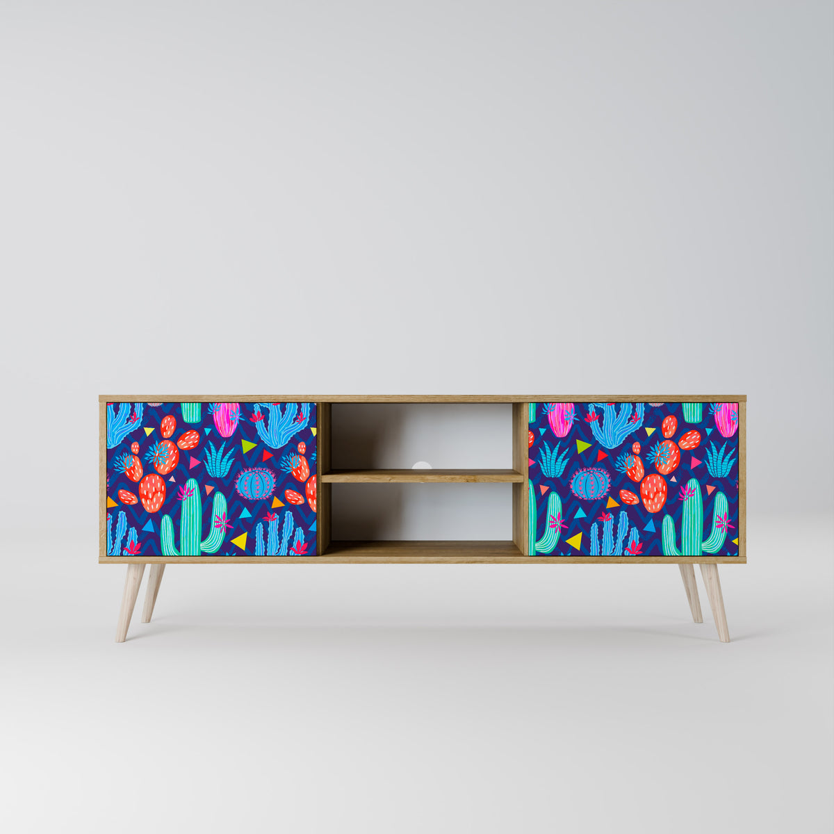CACTUS VIBES 2-Door TV Cabinet