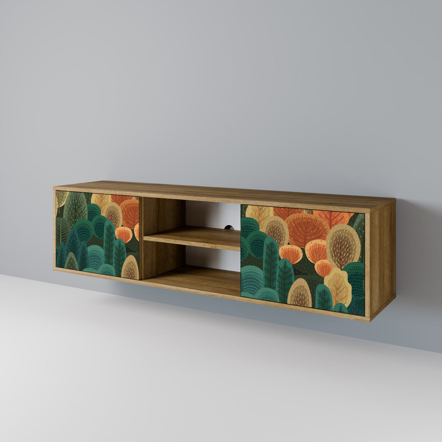 AUTUMN KALEIDOSCOPE 2-Door TV Cabinet
