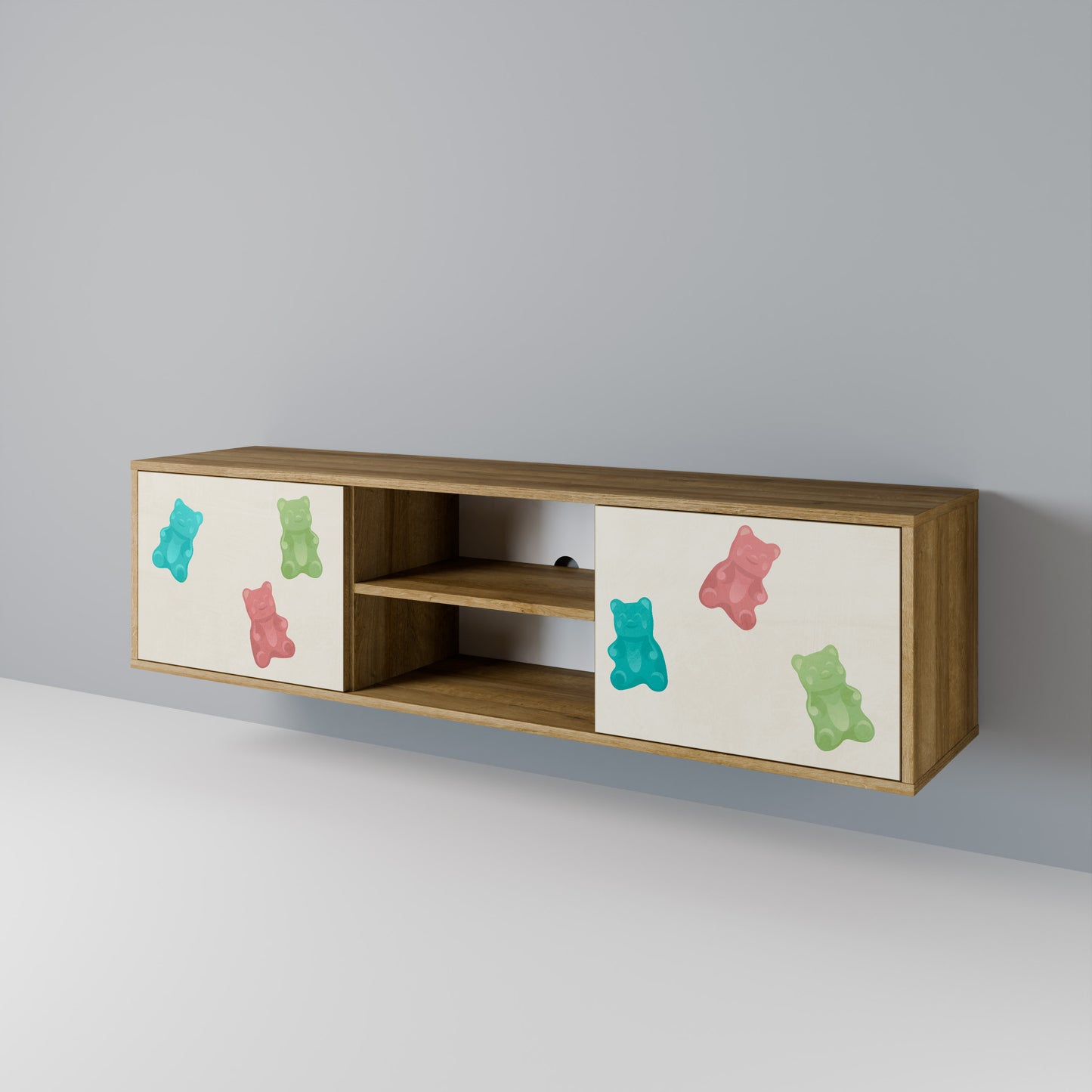 GUMMY BEARS 2-Door TV Cabinet