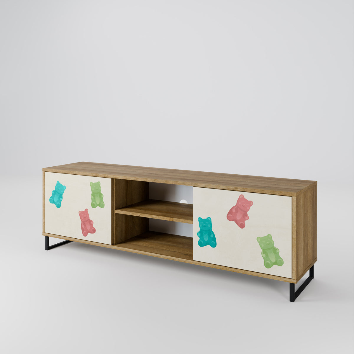 GUMMY BEARS 2-Door TV Cabinet