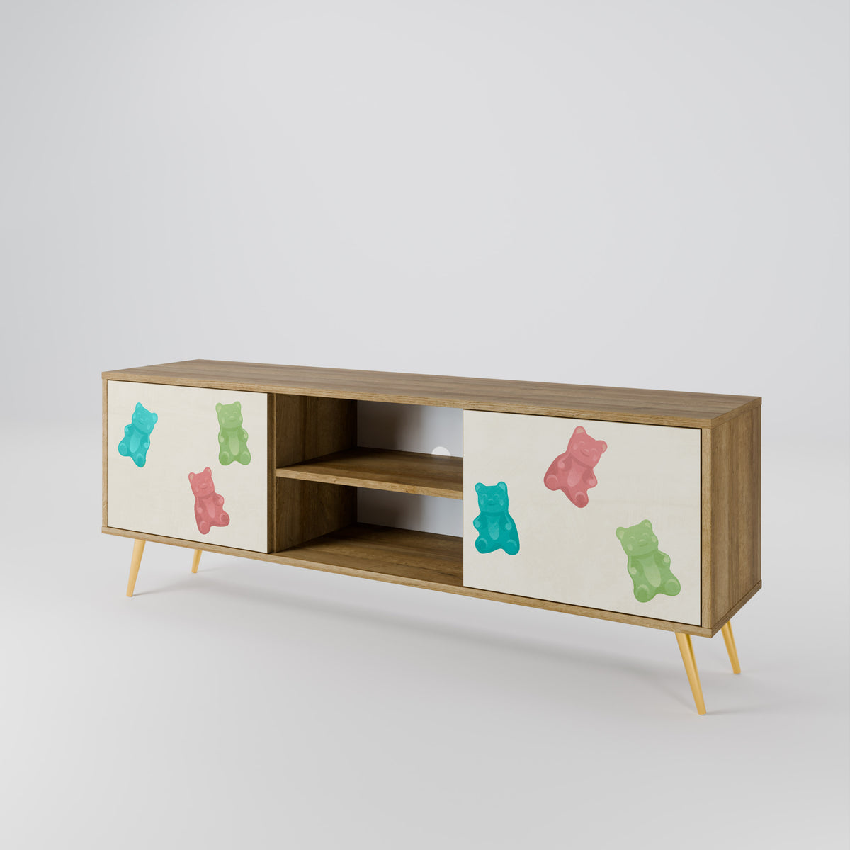 GUMMY BEARS 2-Door TV Cabinet