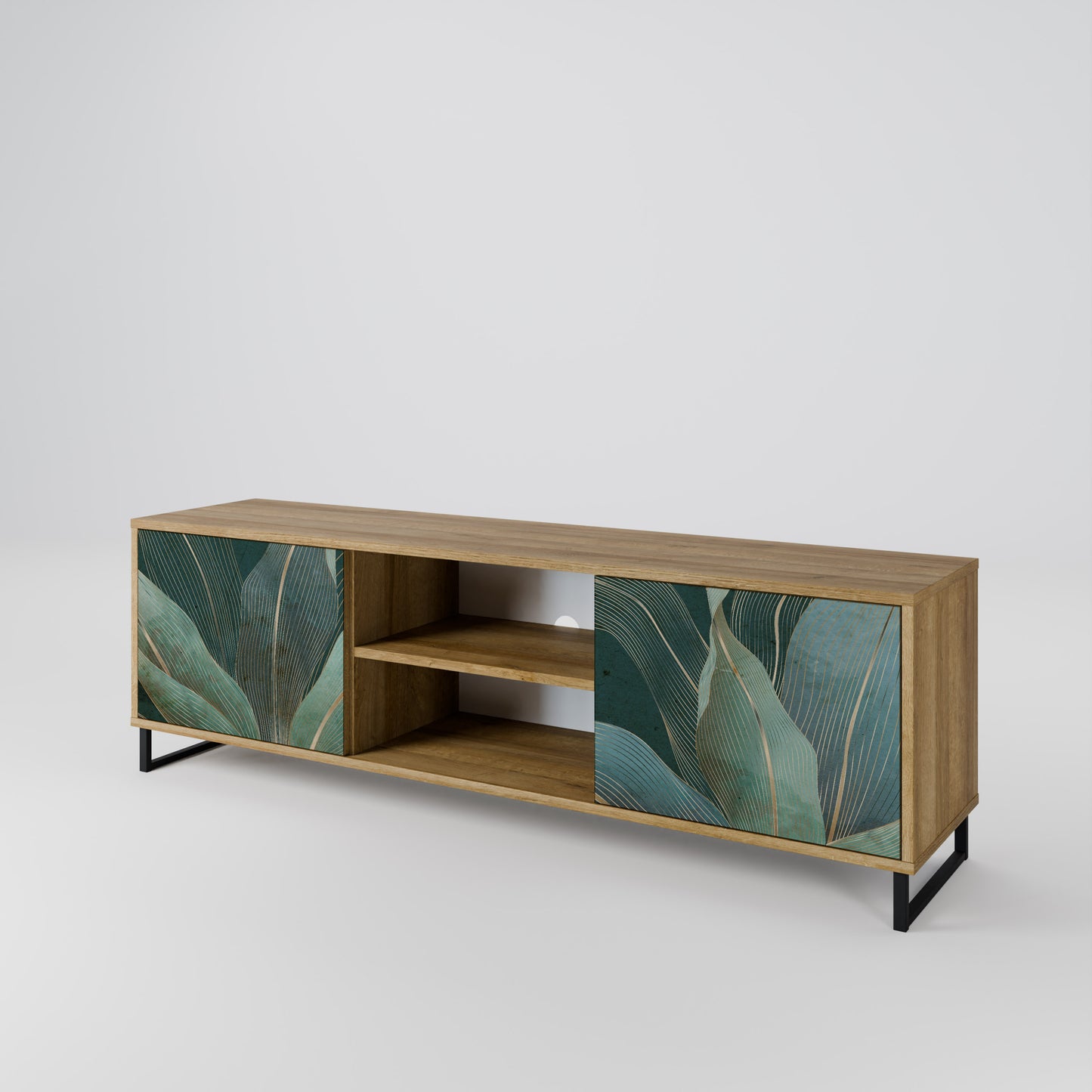 ROYAL GREEN 2-Door TV Cabinet