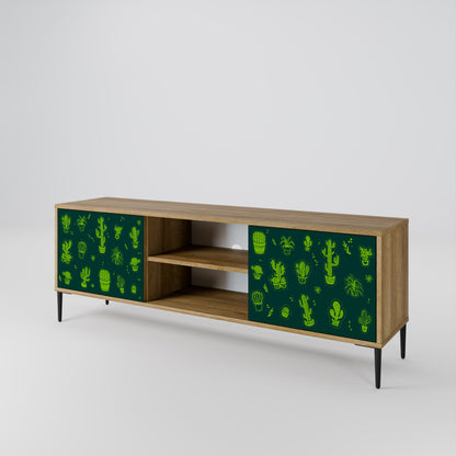 DESERT GREEN 2-Door TV Cabinet