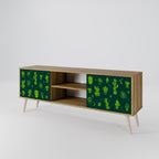 DESERT GREEN 2-Door TV Cabinet