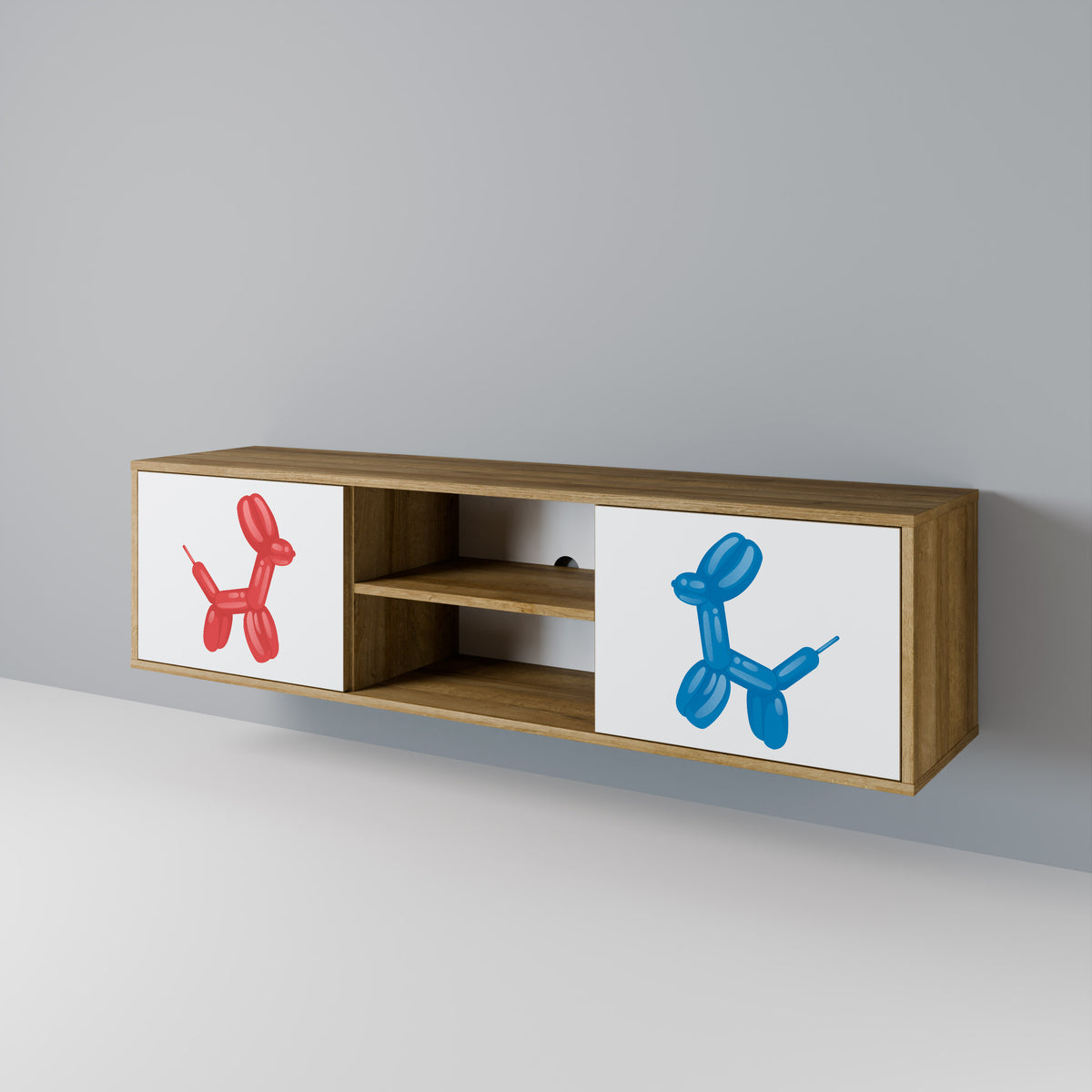 CHILDHOOD MEMORY 2-Door TV Cabinet