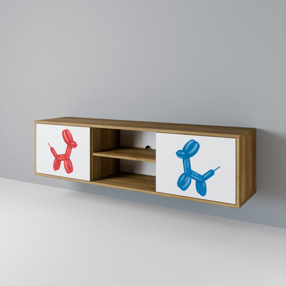 CHILDHOOD MEMORY 2-Door TV Cabinet