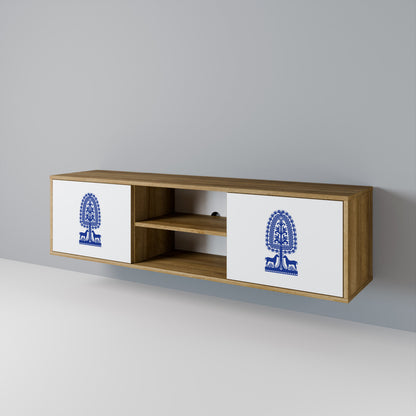POLISH FOLK ART 2-Door TV Cabinet