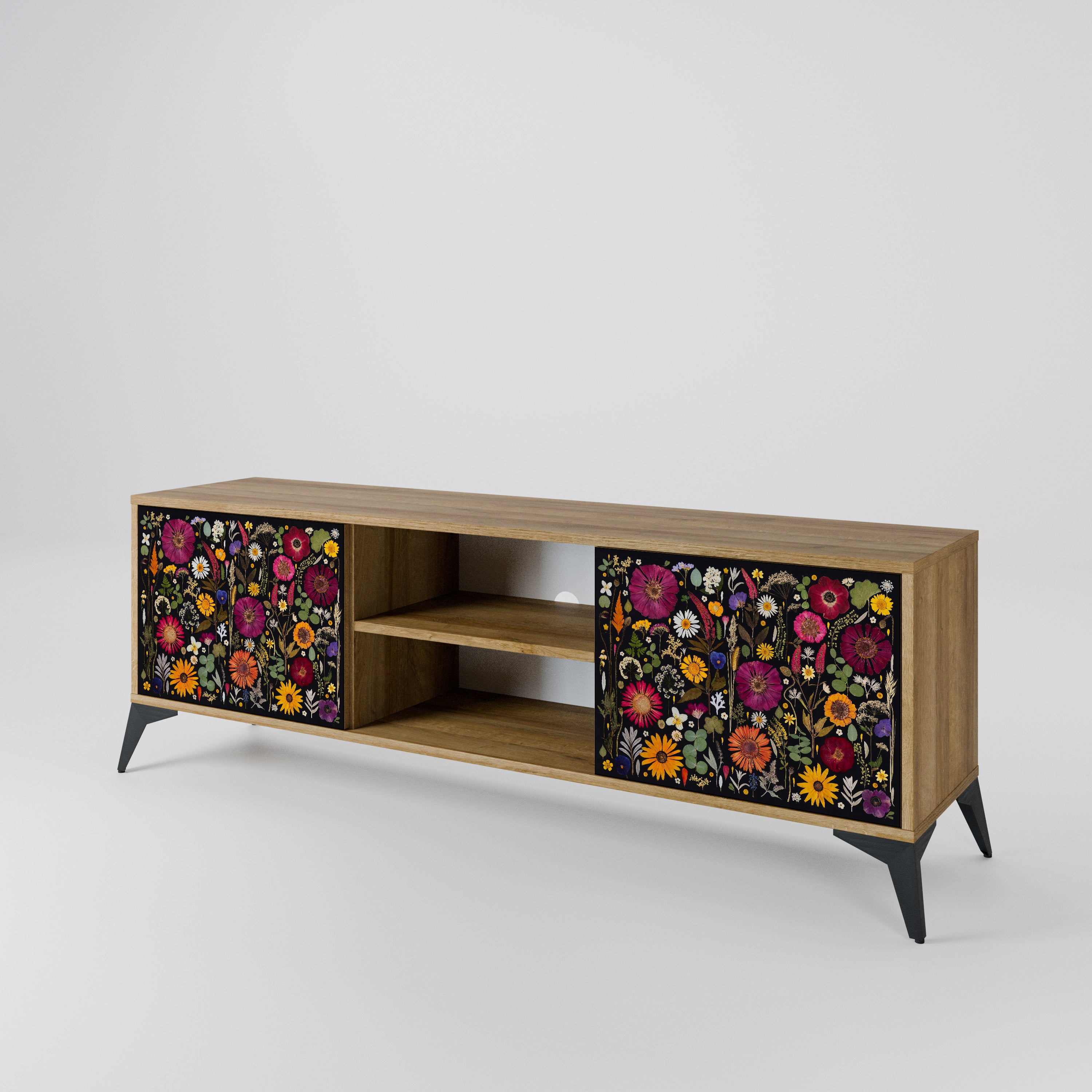 MIDNIGHT GARDEN 2-Door TV Cabinet