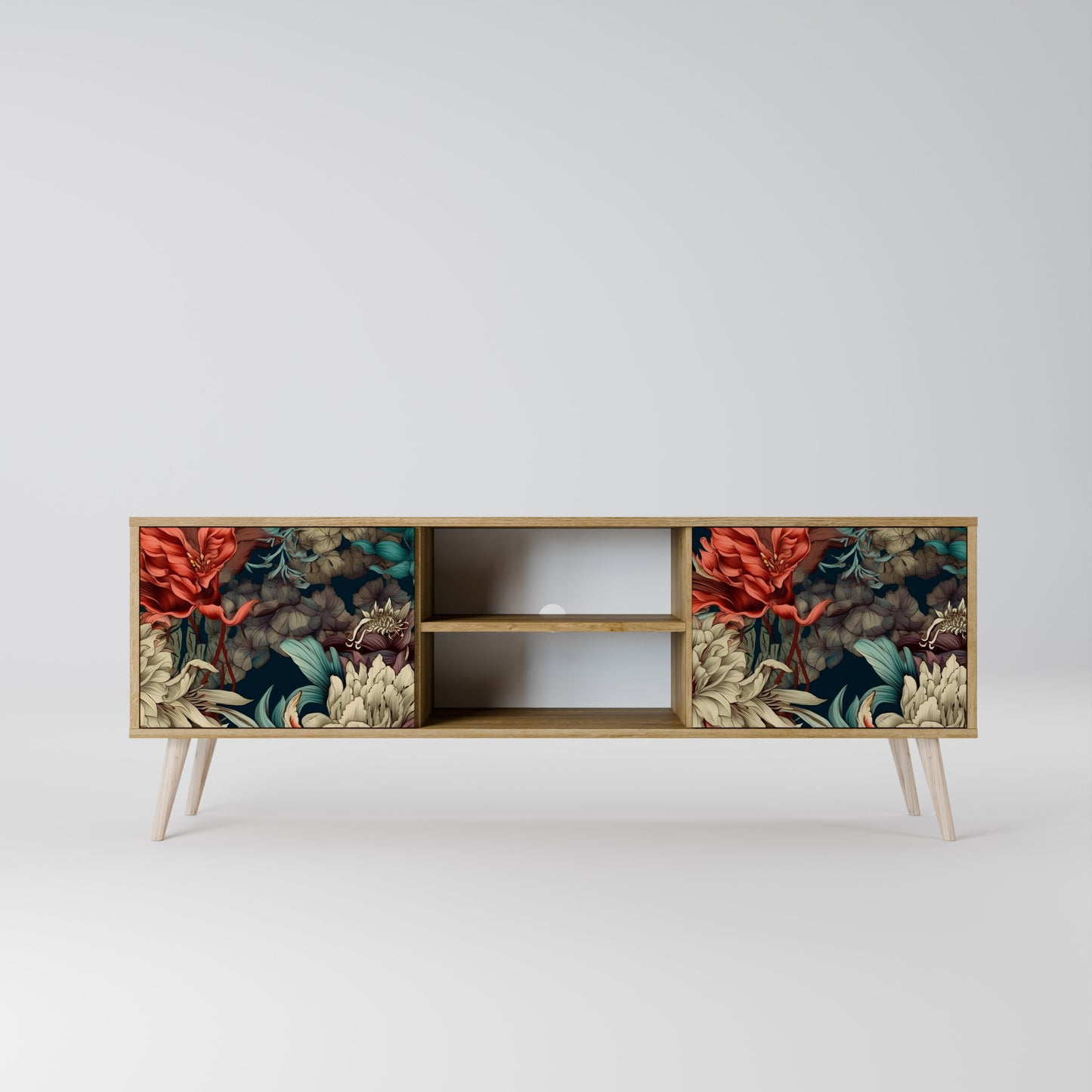 SPROUTING GRACE 2-Door TV Cabinet