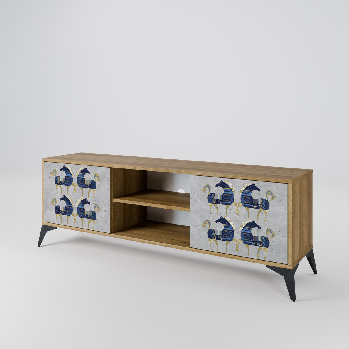 MAJESTIC STEED 2-Door TV Cabinet