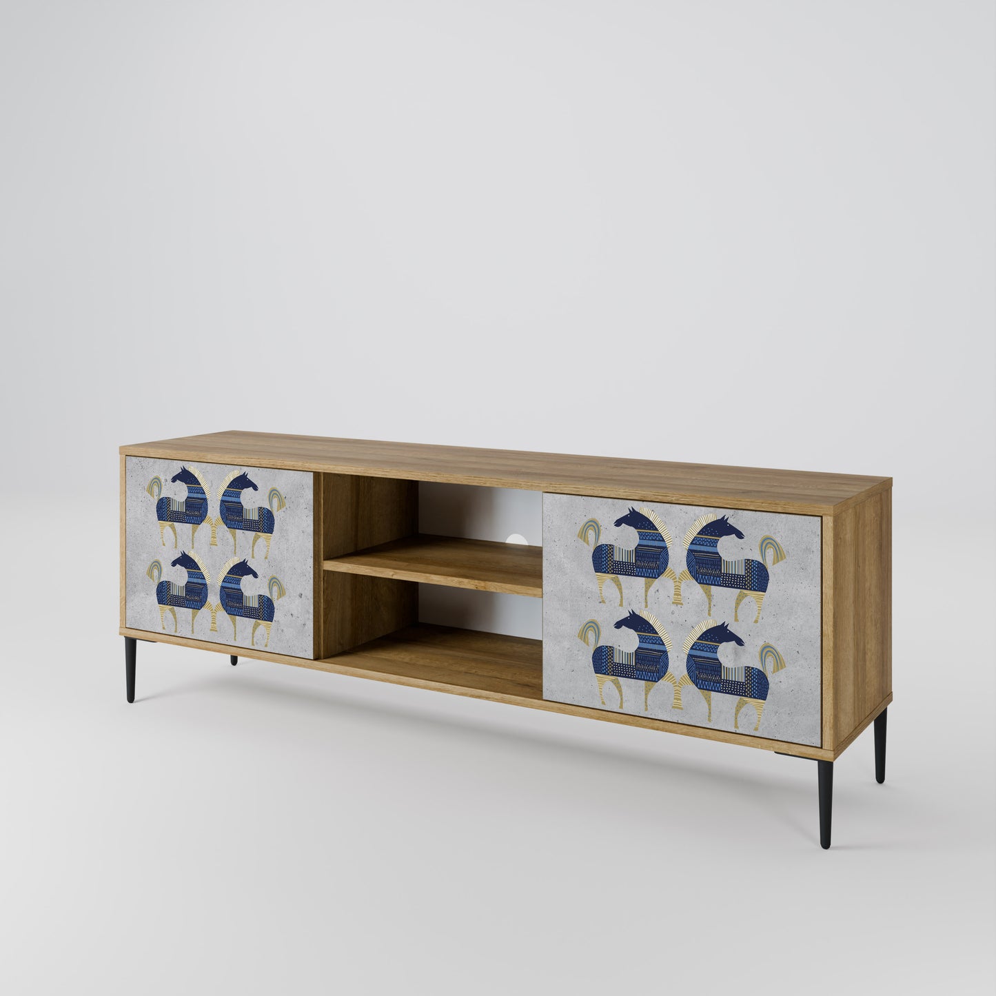 MAJESTIC STEED 2-Door TV Cabinet