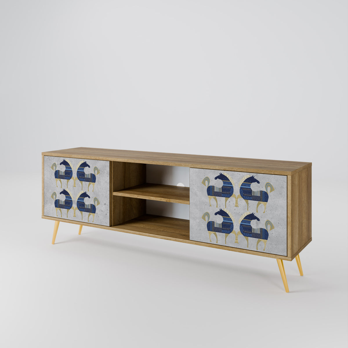 MAJESTIC STEED 2-Door TV Cabinet