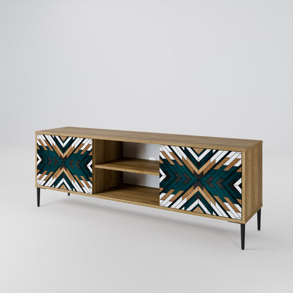 ARTISTIC GEOMETRY 2-Door TV Cabinet