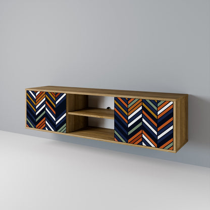 VIBRANT PATCHWORK 2-Door TV Cabinet