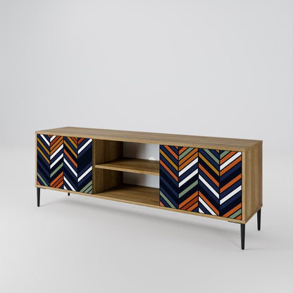 VIBRANT PATCHWORK 2-Door TV Cabinet