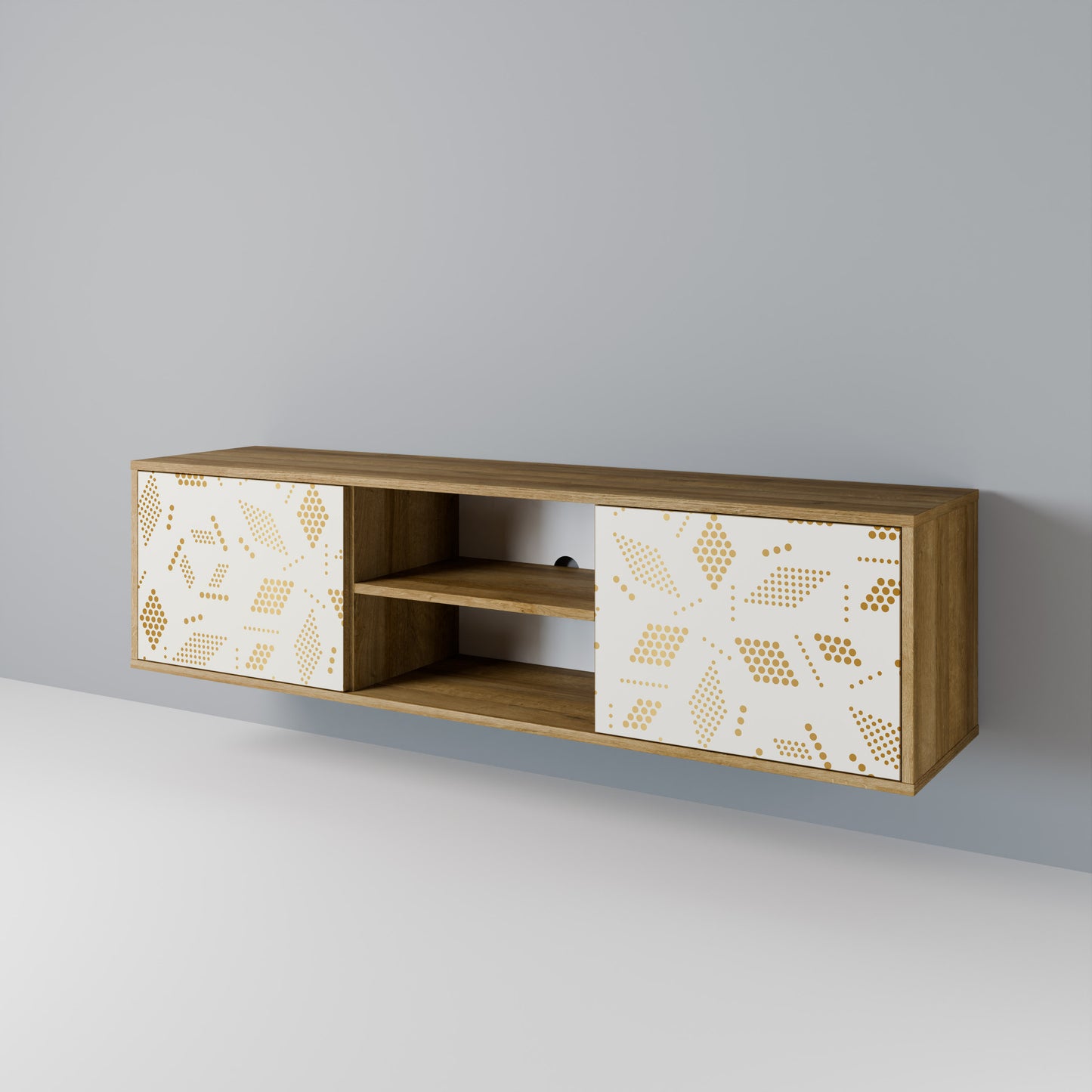 SPOTTED DAZE 2-Door TV Cabinet