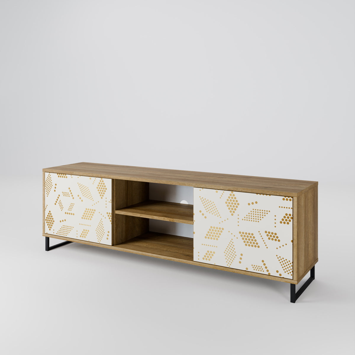 SPOTTED DAZE 2-Door TV Cabinet