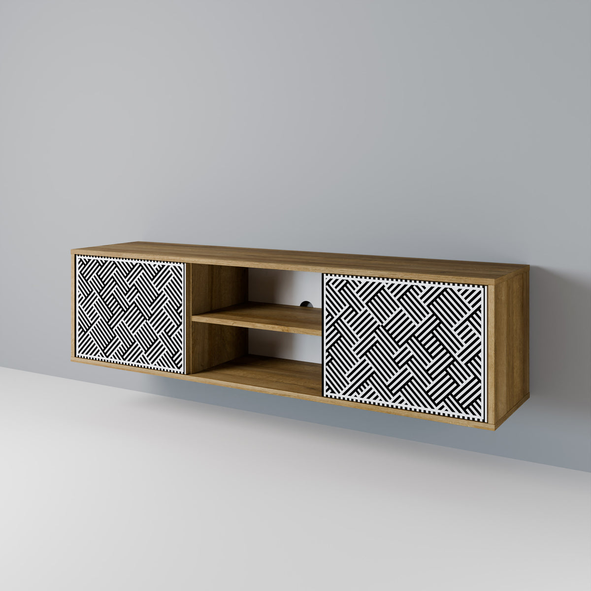TEMPORARY SEQUENCE 2-Door TV Cabinet