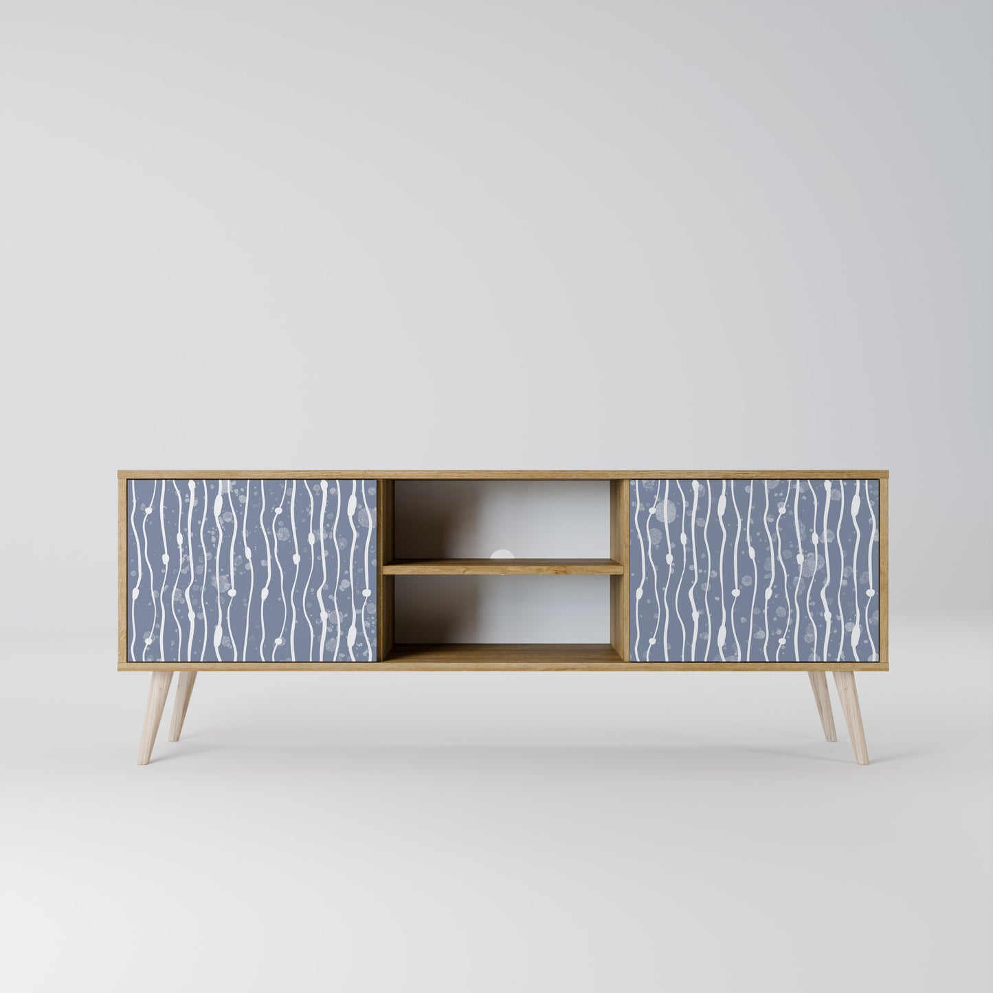 GRAPHITE RAIN 2-Door TV Cabinet