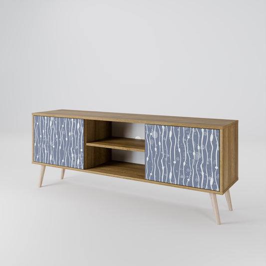 GRAPHITE RAIN 2-Door TV Cabinet