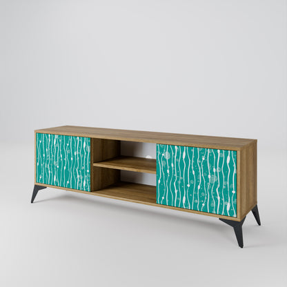 TURQUOISE RAIN 2-Door TV Cabinet