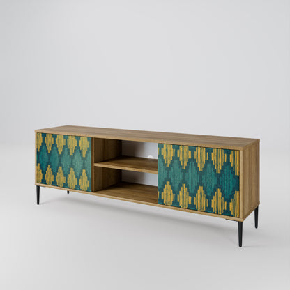 POLYGONS 2-Door TV Cabinet