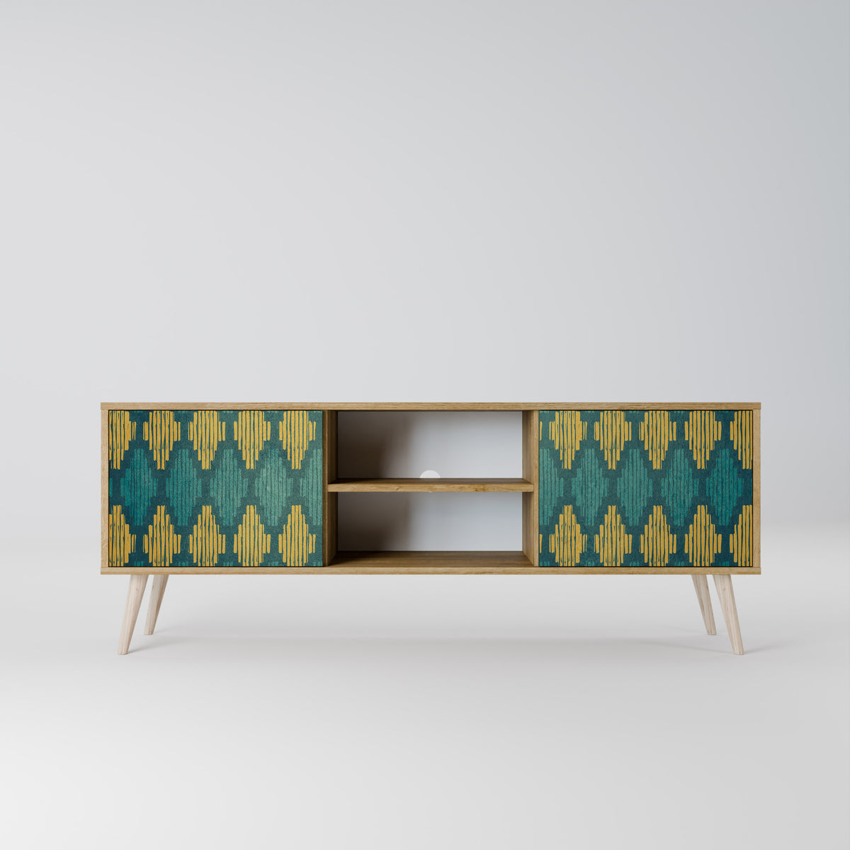 POLYGONS 2-Door TV Cabinet