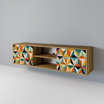 TESSELATE TREASURES 2-Door TV Cabinet