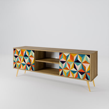 TESSELATE TREASURES 2-Door TV Cabinet