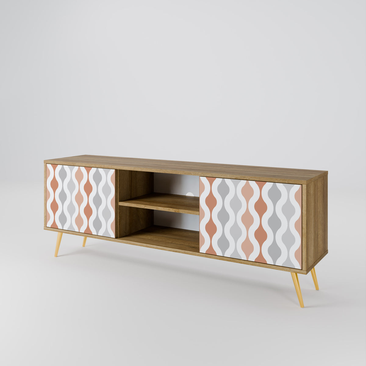 HAZY NOSTALGIA 2-Door TV Cabinet