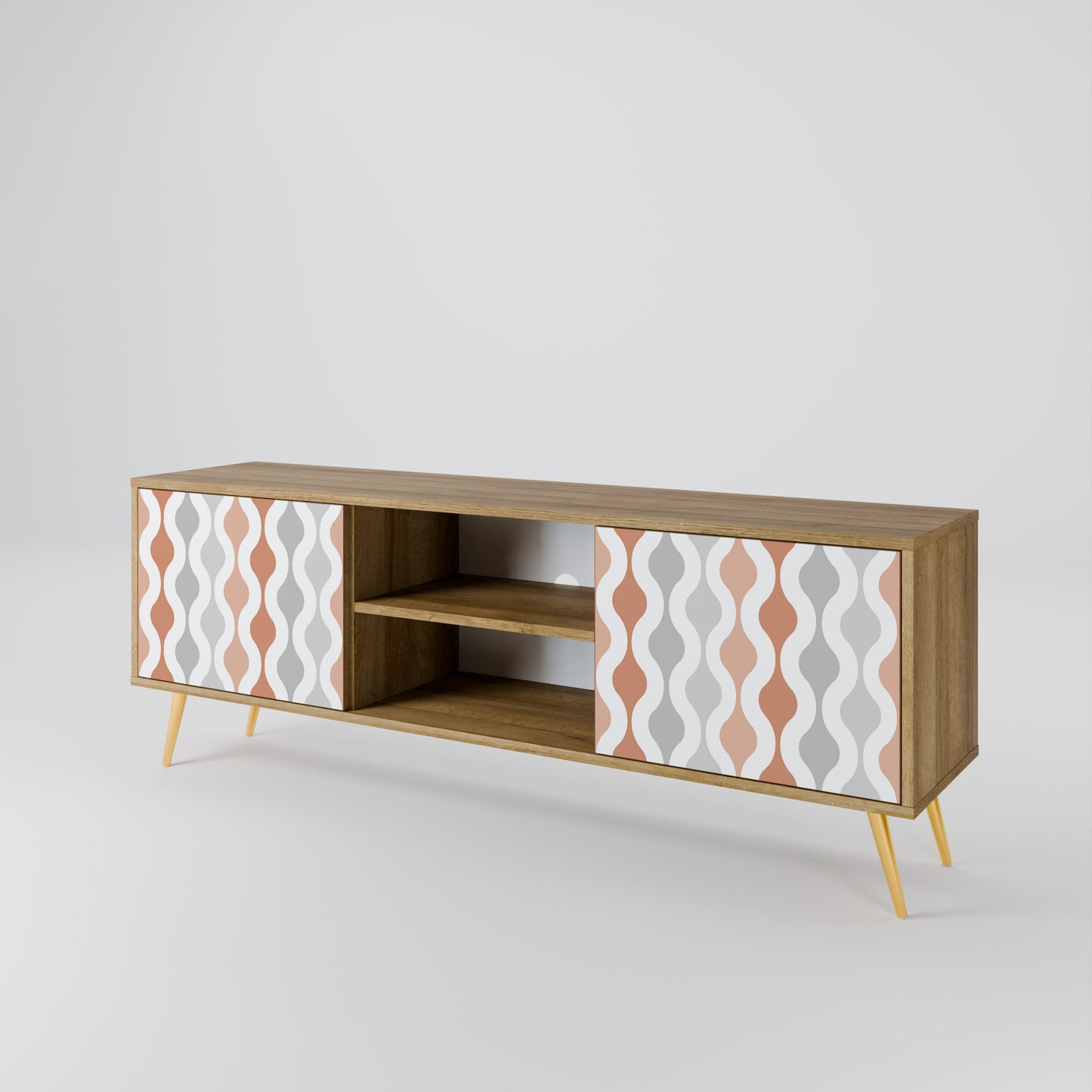 HAZY NOSTALGIA 2-Door TV Cabinet