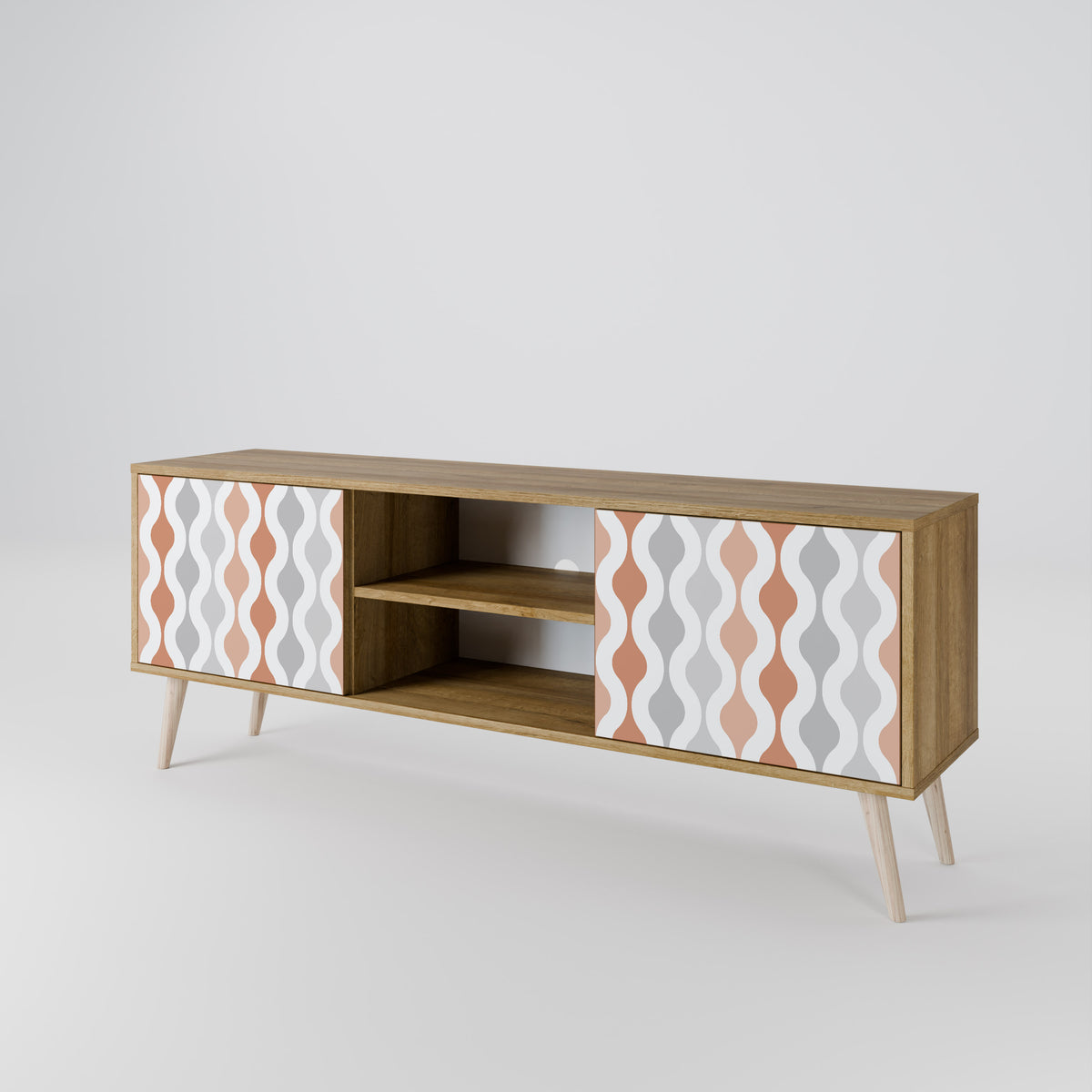 HAZY NOSTALGIA 2-Door TV Cabinet