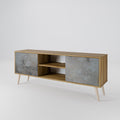 CONCRETE WALL 2-Door TV Cabinet
