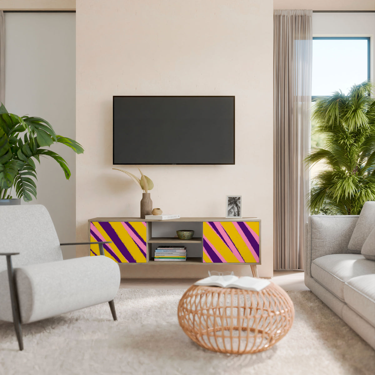 DREAMS COME TRUE 2-Door TV Cabinet