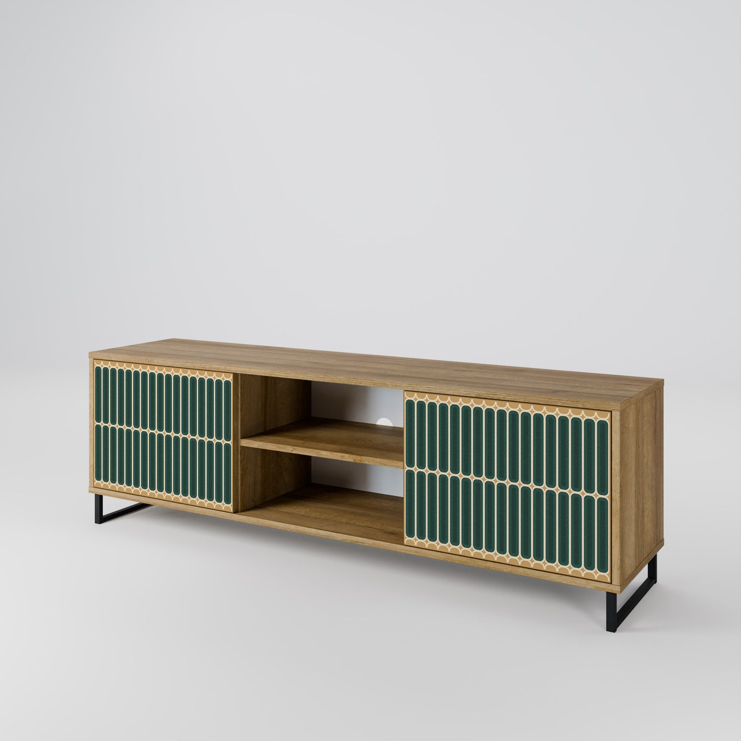 ILUSION GATE 2-Door TV Cabinet