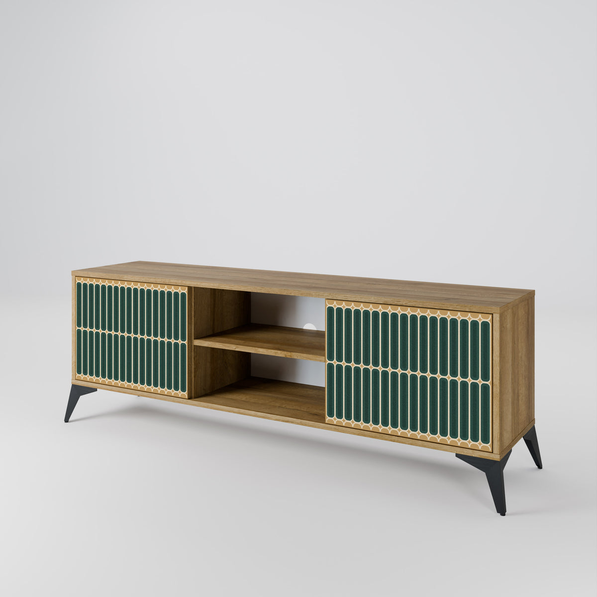 ILUSION GATE 2-Door TV Cabinet