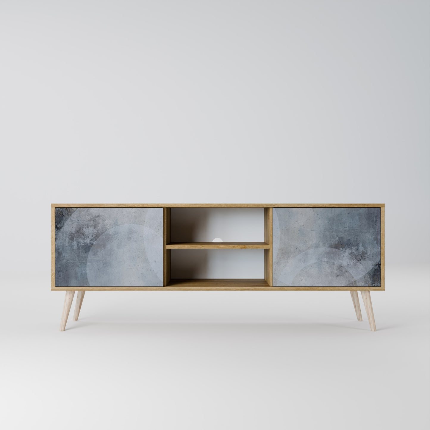 MUTED ARC 2-Door TV Cabinet