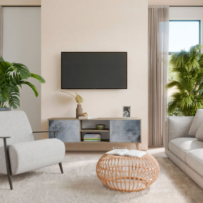 MUTED ARC 2-Door TV Cabinet
