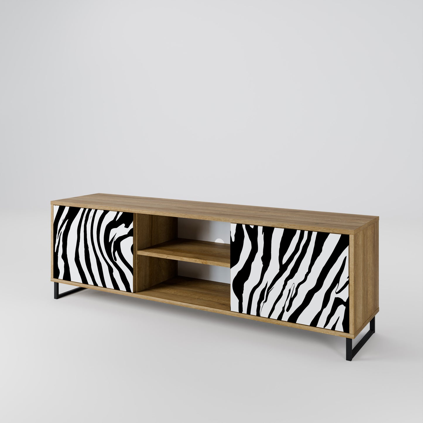 SPLENDID ZEBRA 2-Door TV Cabinet