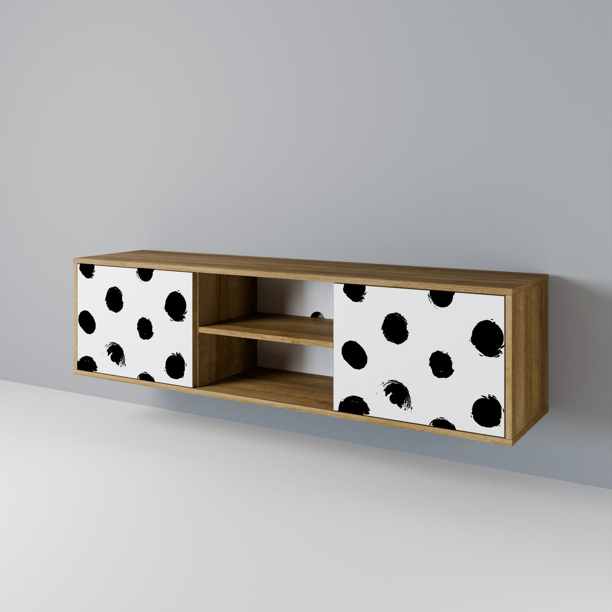 SLIPPING MINUTES 2-Door TV Cabinet
