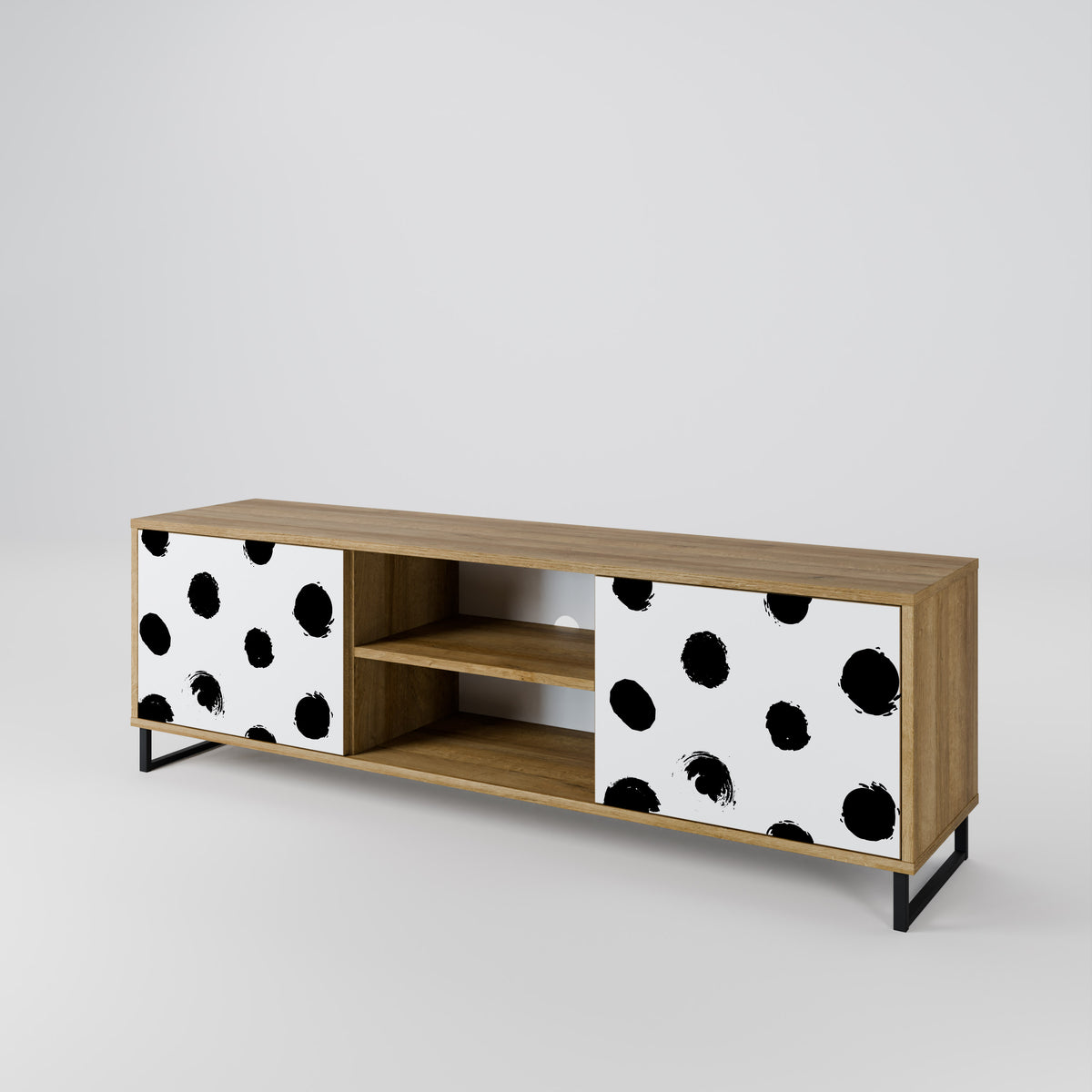 SLIPPING MINUTES 2-Door TV Cabinet
