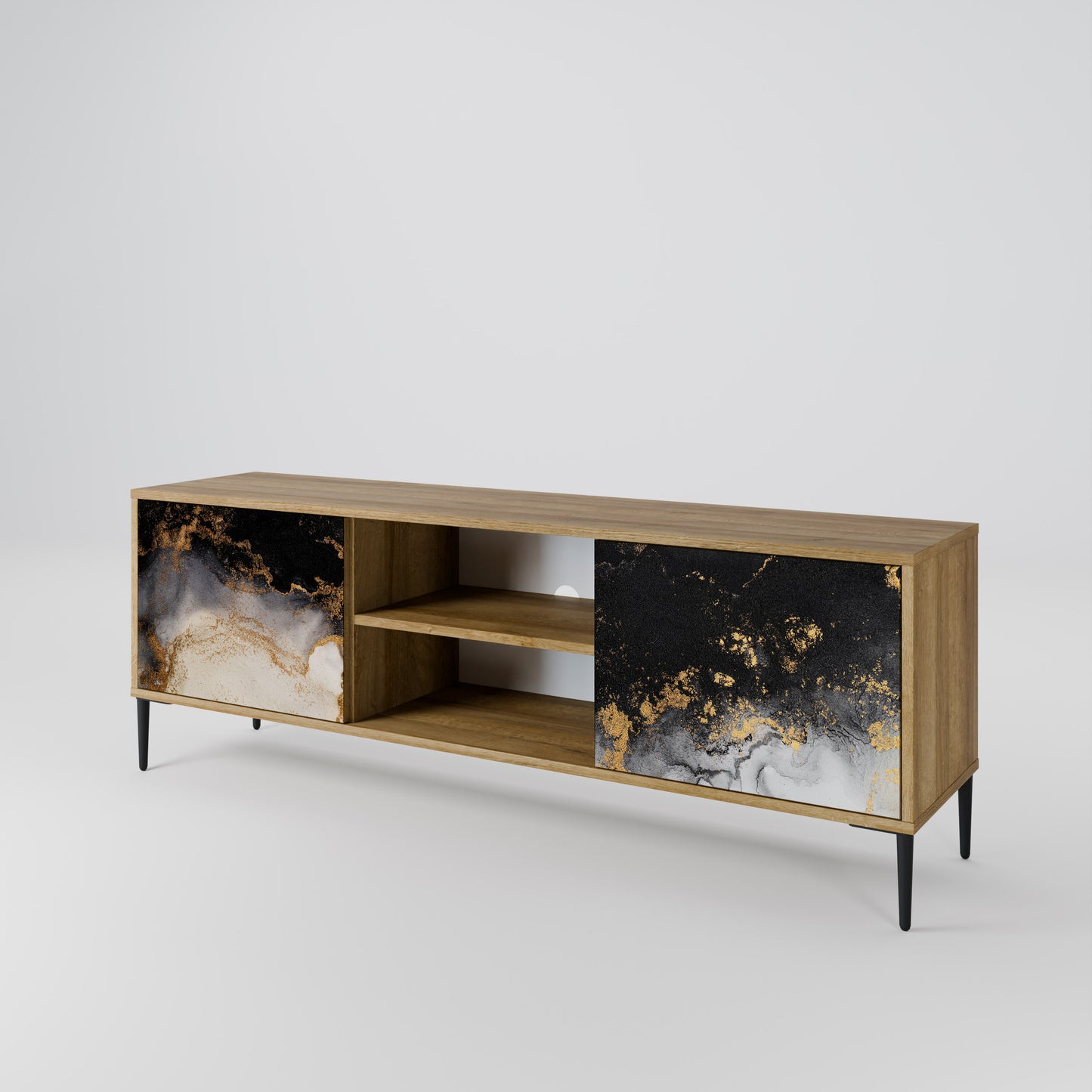 MARBLE OF TOMMORROW 2-Door TV Cabinet