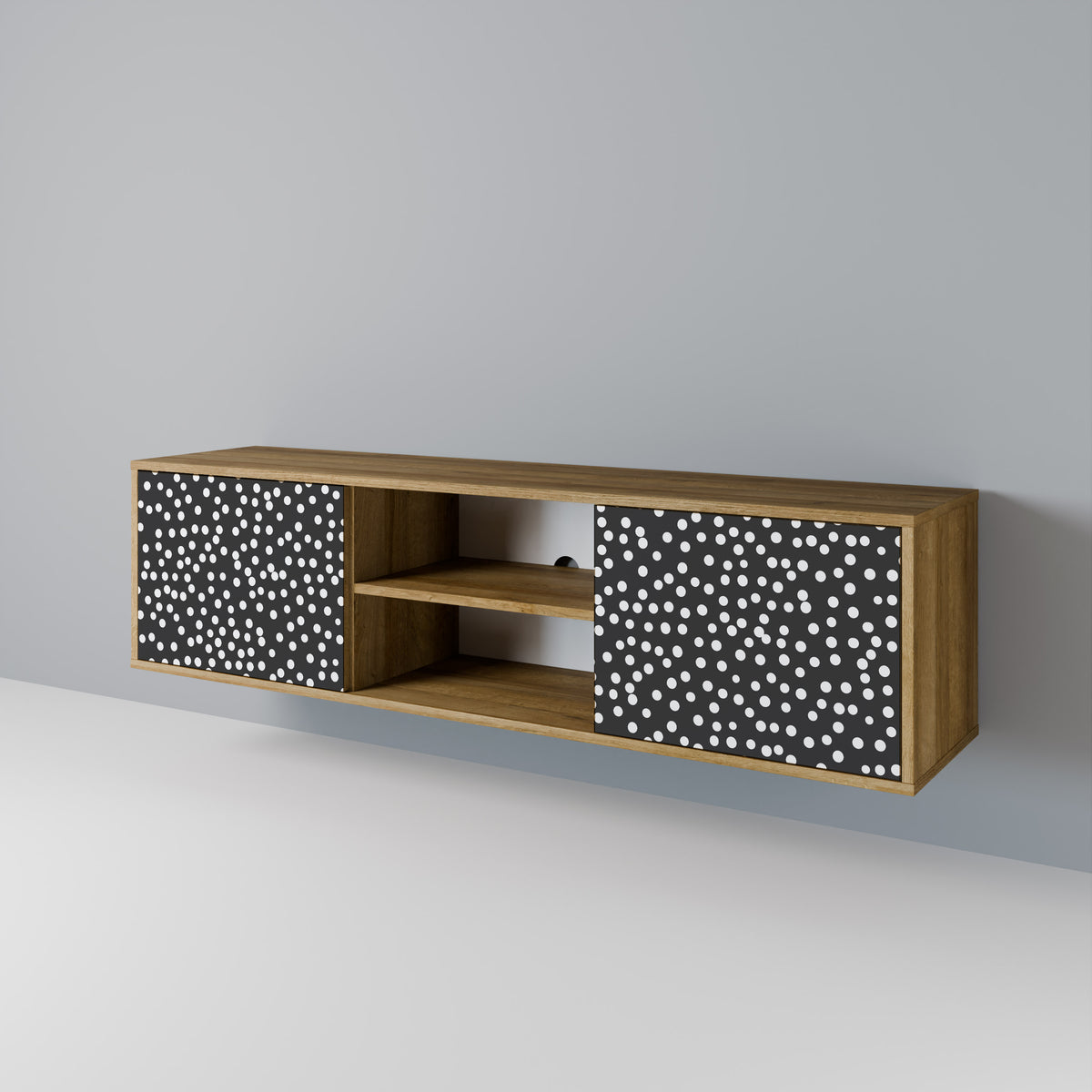 BLINDING LIGHTS 2-Door TV Cabinet