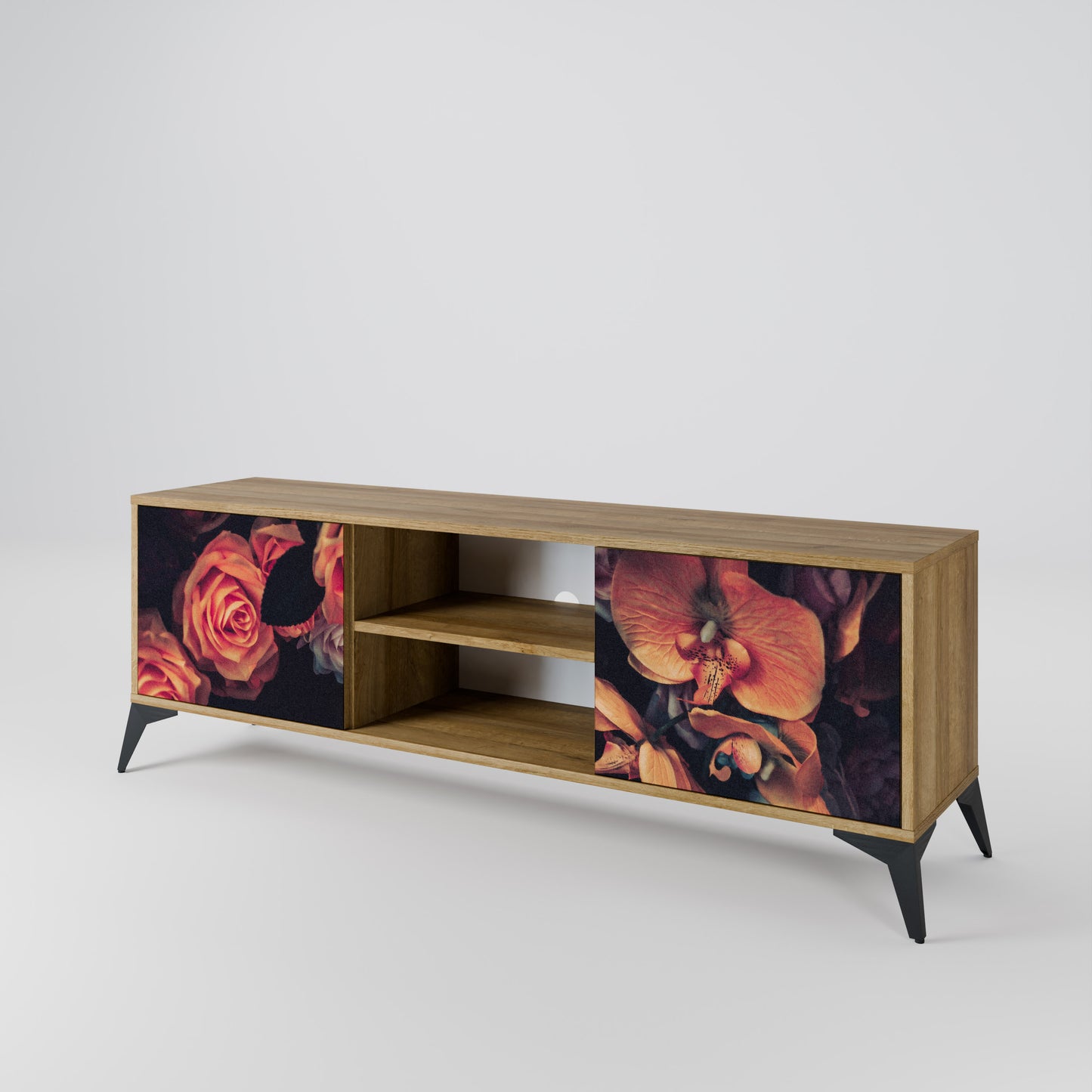 NEVERENDING BLOOM 2-Door TV Cabinet