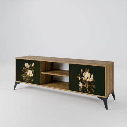FLORAL NOIR 2-Door TV Cabinet