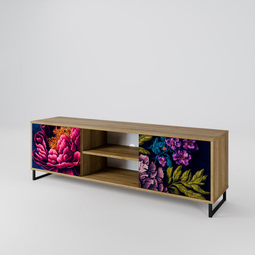 BLOOMING ELEGANCE 2-Door TV Cabinet